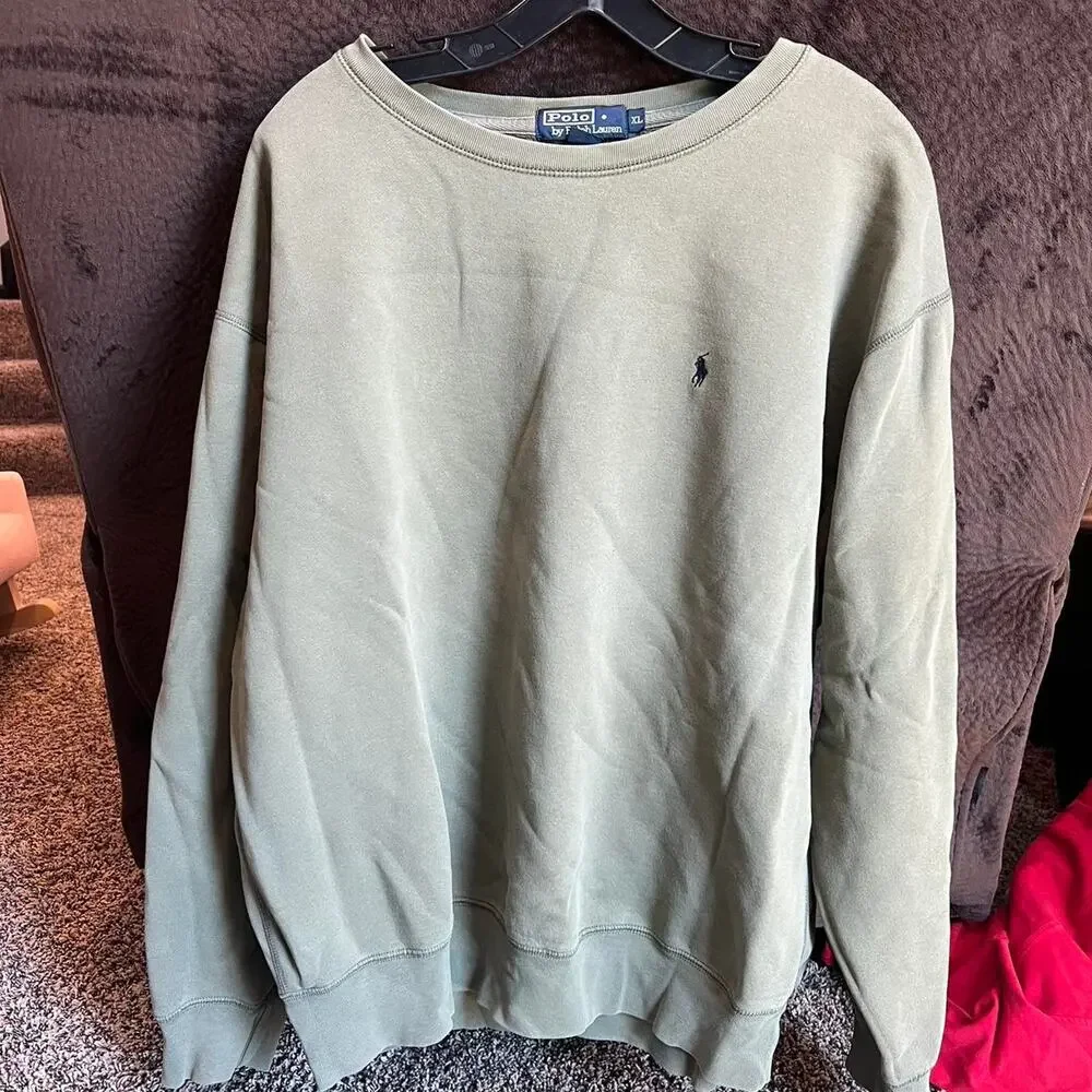 Ralph lauren green oversized crewneck